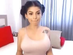 Cute, Latina, Pussy, Rough, Sex Toys, Solo, Tattoo, Webcam, Wife, 